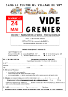 Tract vide-grenier 2026